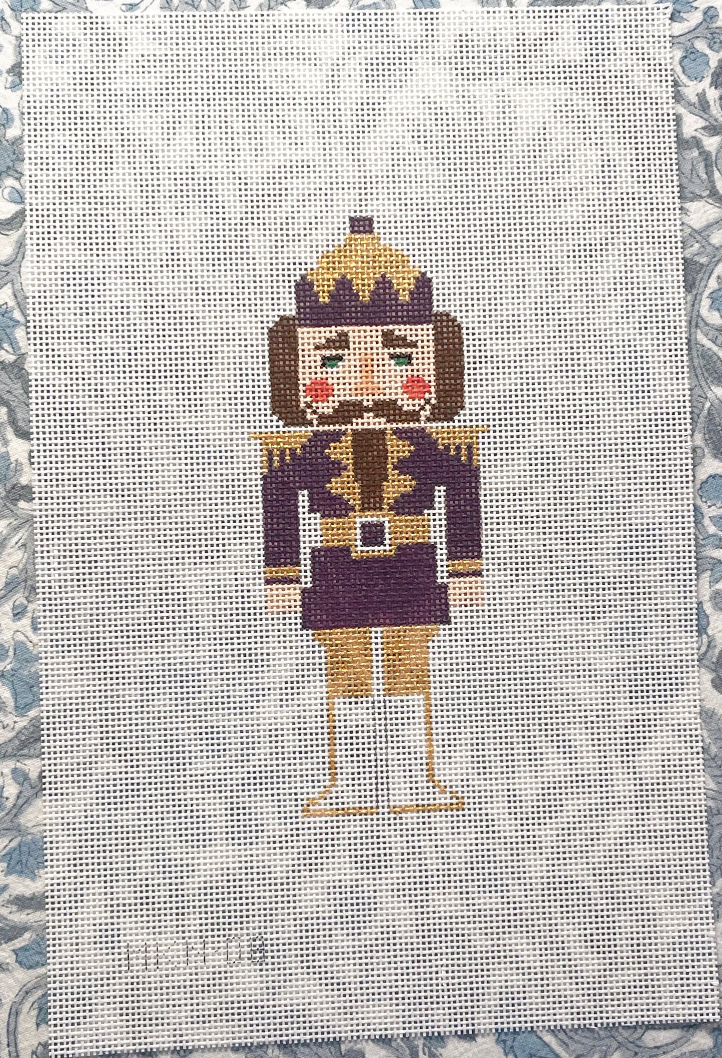 purple + gold nutcracker