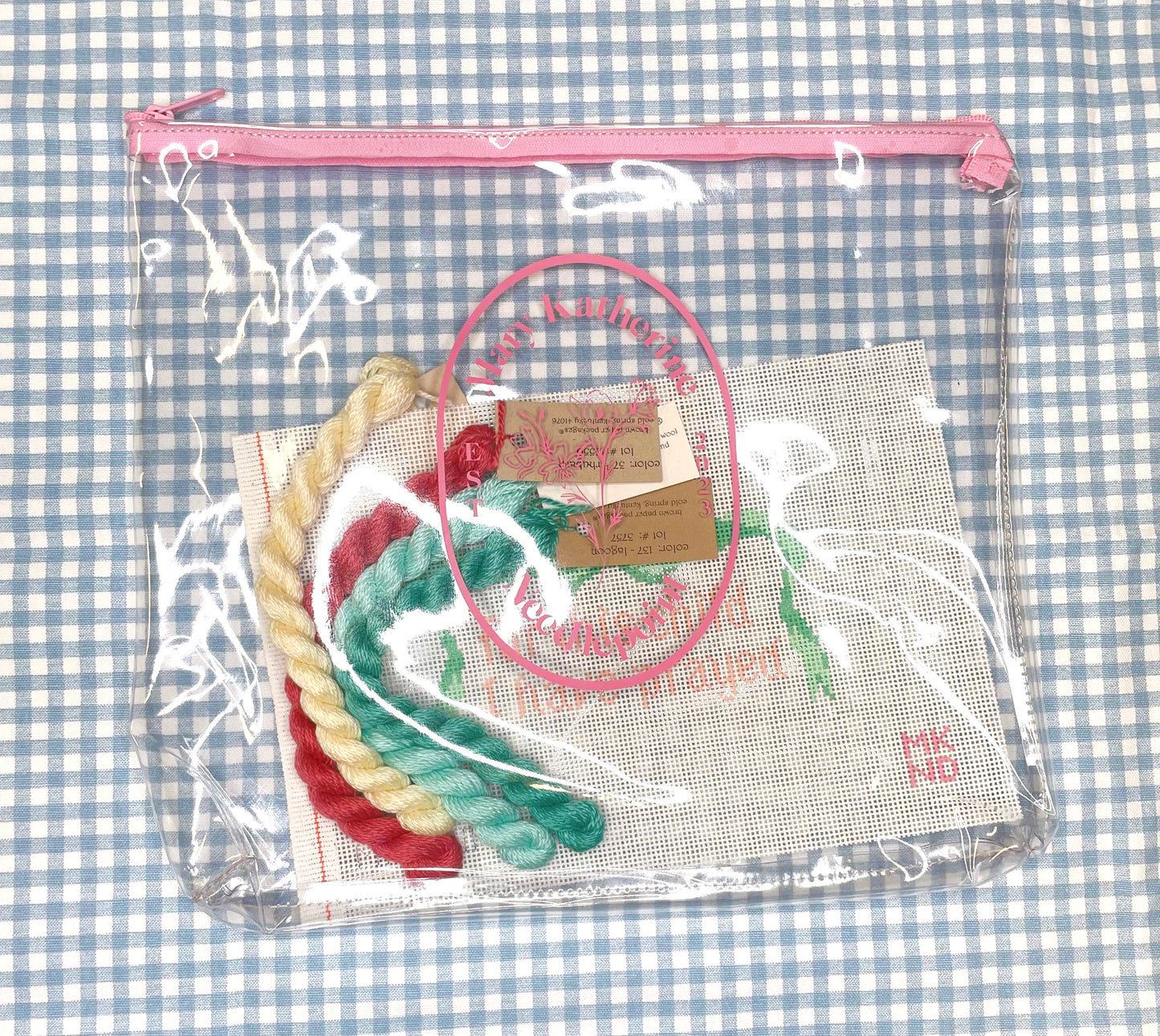MKND pink project bag