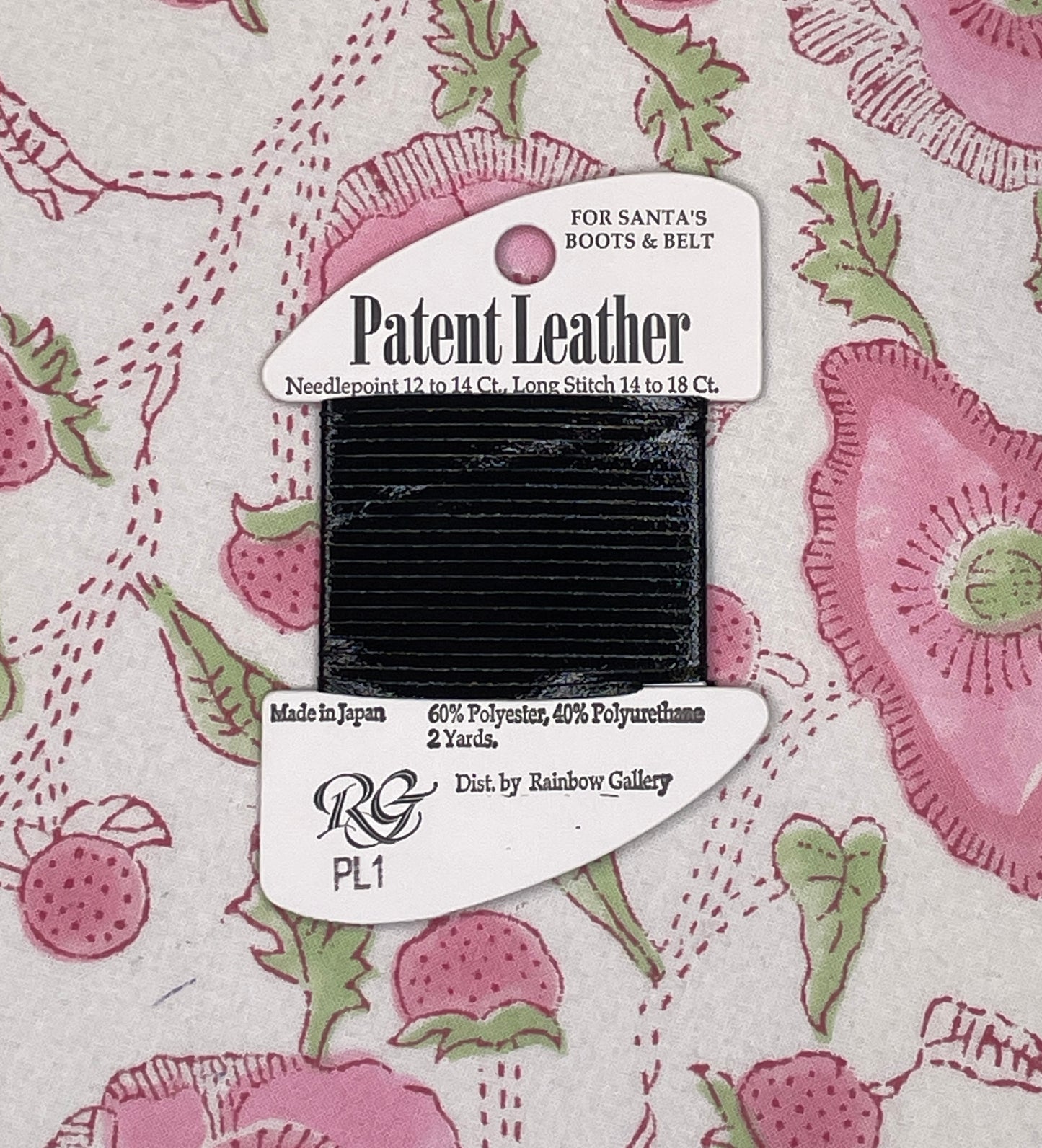 black patent leather