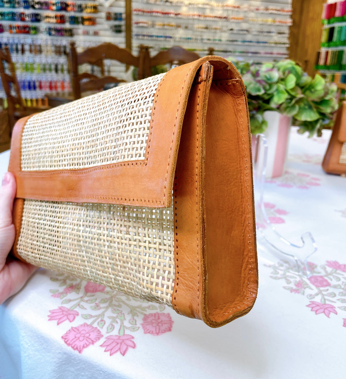 Rattan Clutch