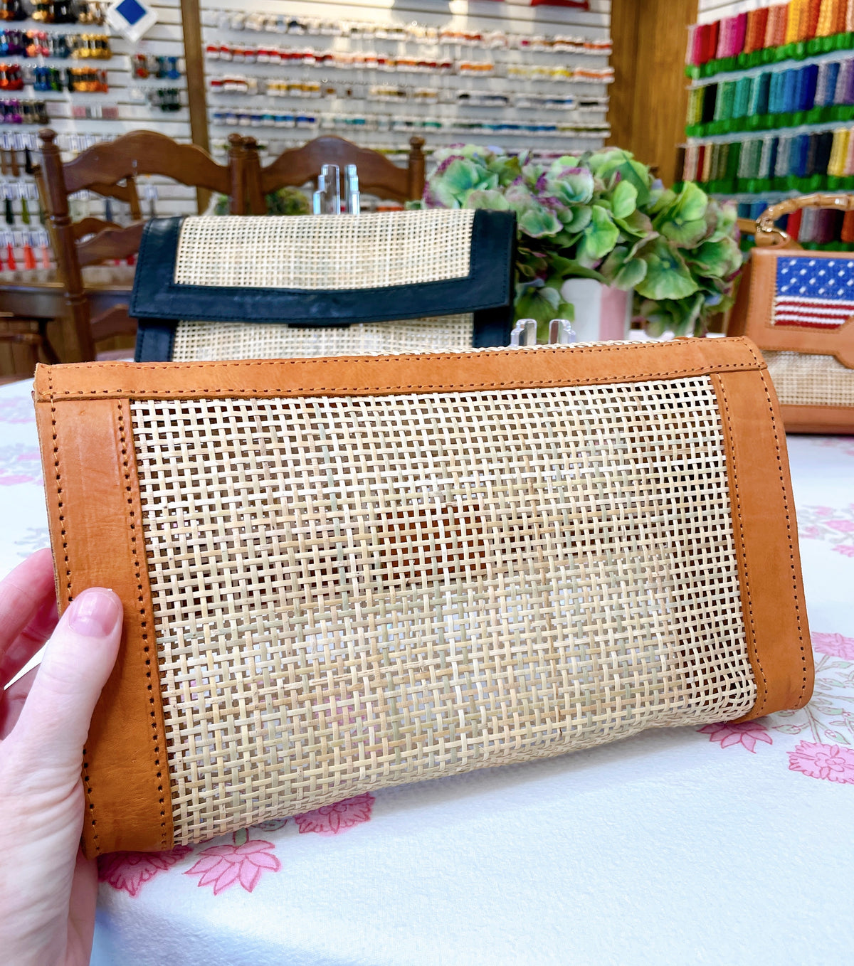 Rattan Clutch
