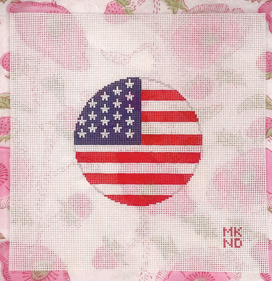American Flag Round