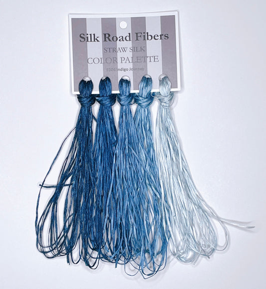 Silk Road Fibers Palette - Indigo Journey