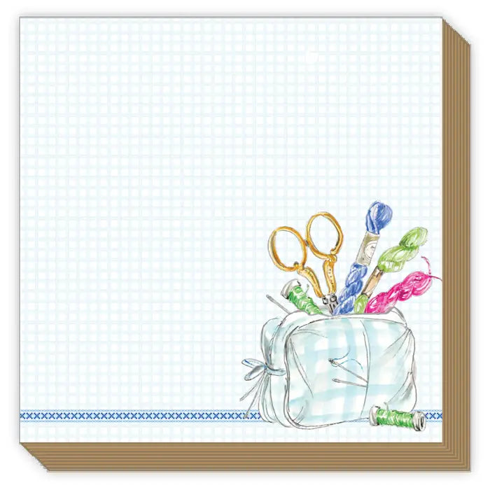 pouch w/ scissor notepad