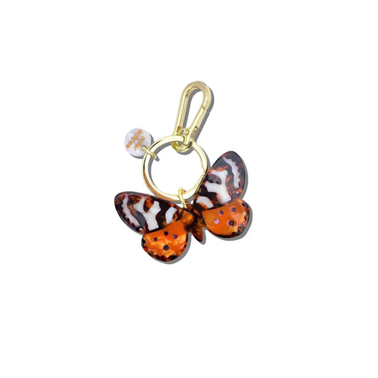 tiger moth bag charm